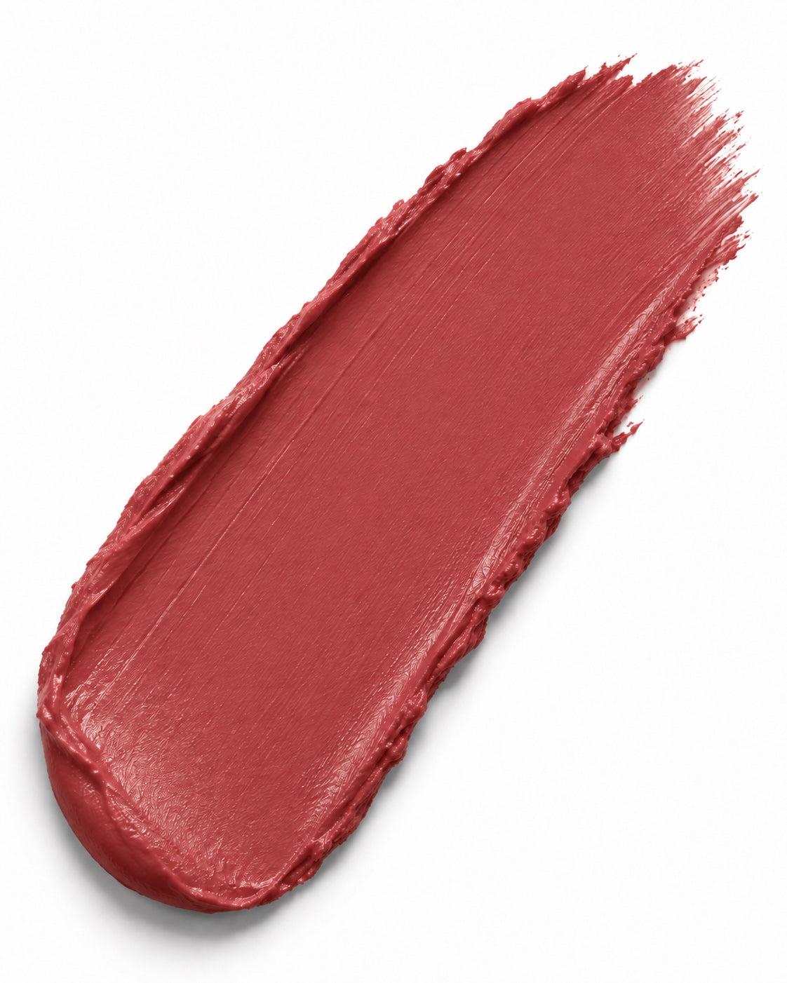 ANIÉ Rio cream lipstick swatch in muted plum brown on white